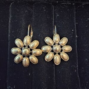 Vintage Monet Flower Earrings